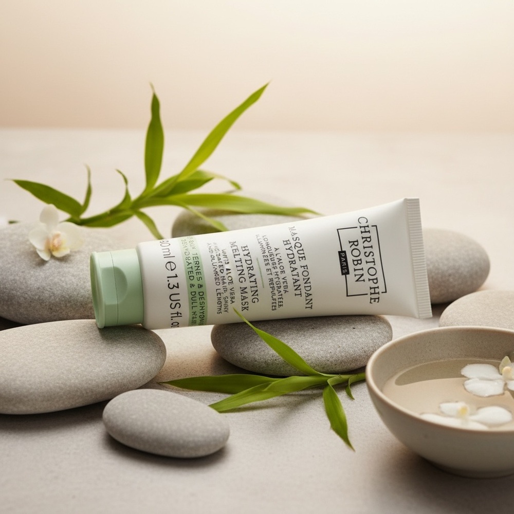 Christophe Robin Hydrating Melting Mask - White and Green